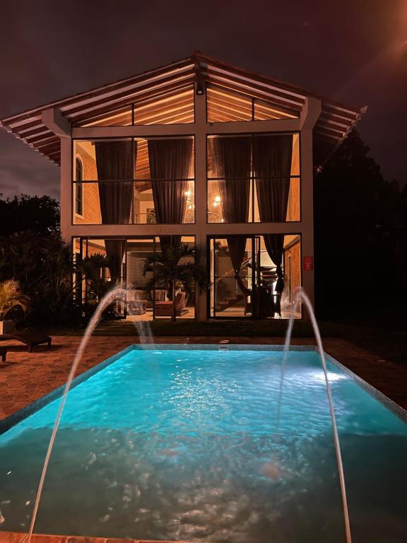 Bazén v ubytování Ecoparadise Hotel nebo v jeho okolí