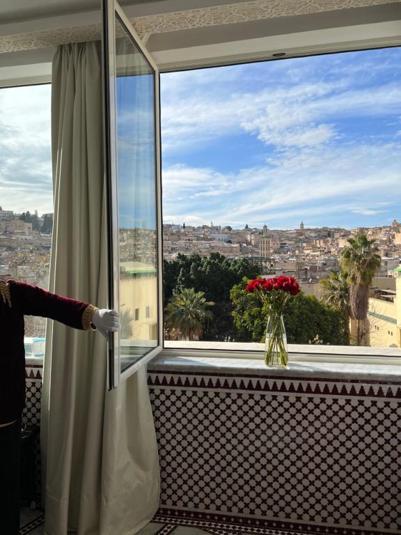 Balkón nebo terasa v ubytování Palais De Fès Suites & Spa