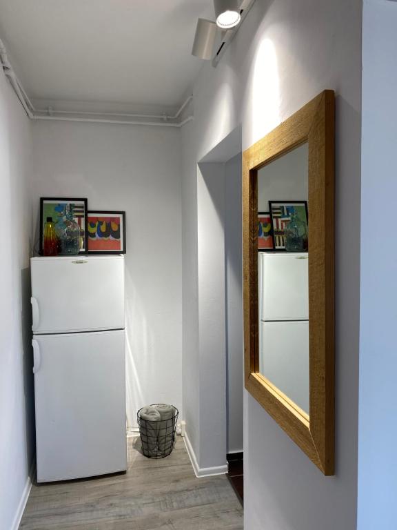 Kuchyňa alebo kuchynka v ubytovaní Słoneczny apartament