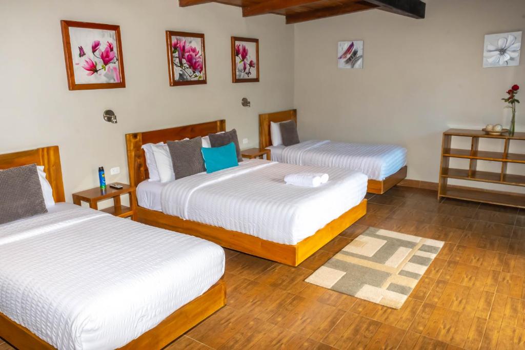Postel nebo postele na pokoji v ubytování Las Terrazas de Dana Boutique Lodge & Spa