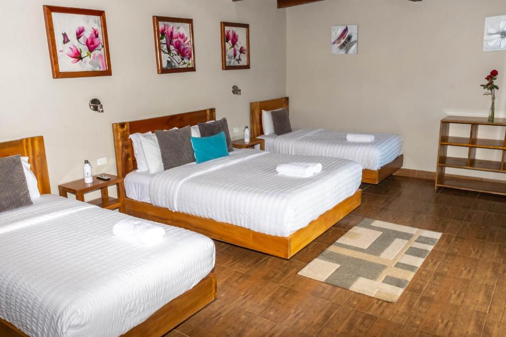 Postel nebo postele na pokoji v ubytování Las Terrazas de Dana Boutique Lodge & Spa