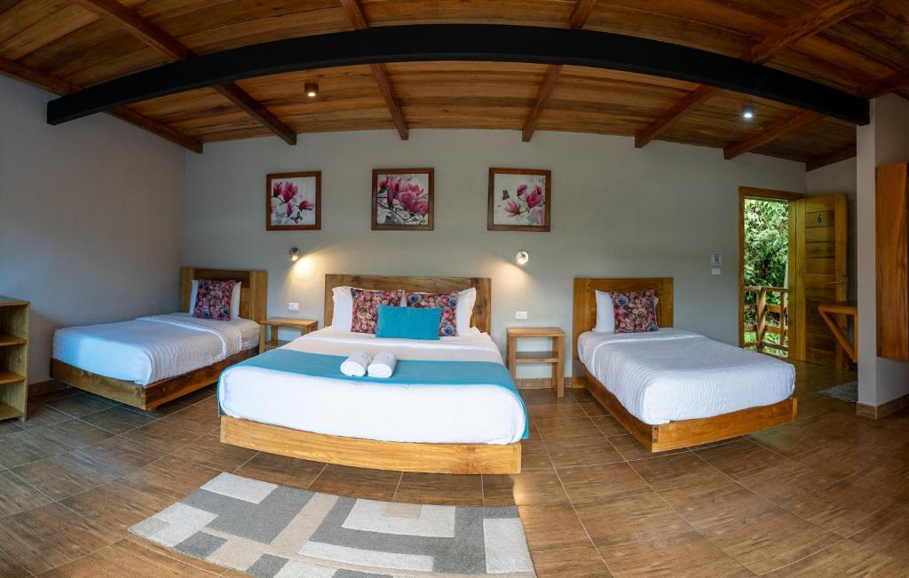 Postel nebo postele na pokoji v ubytování Las Terrazas de Dana Boutique Lodge & Spa