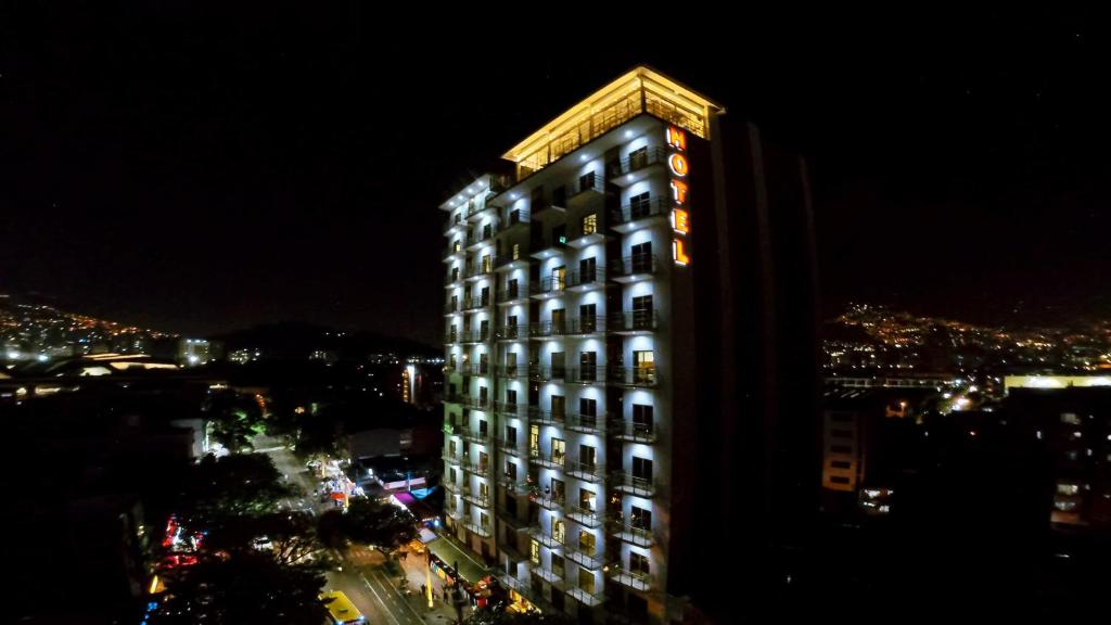 Nespecifikovaný výhled na destinaci Medellín nebo výhled na město při pohledu z hotelu