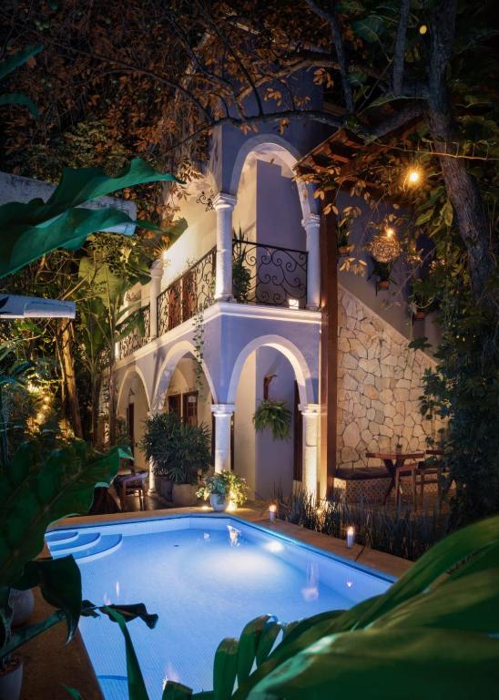 Bazén v ubytování Le Muuch Hotel Boutique nebo v jeho okolí