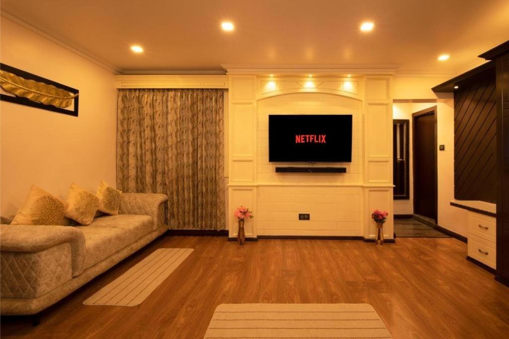 TV a/nebo společenská místnost v ubytování Heritage View