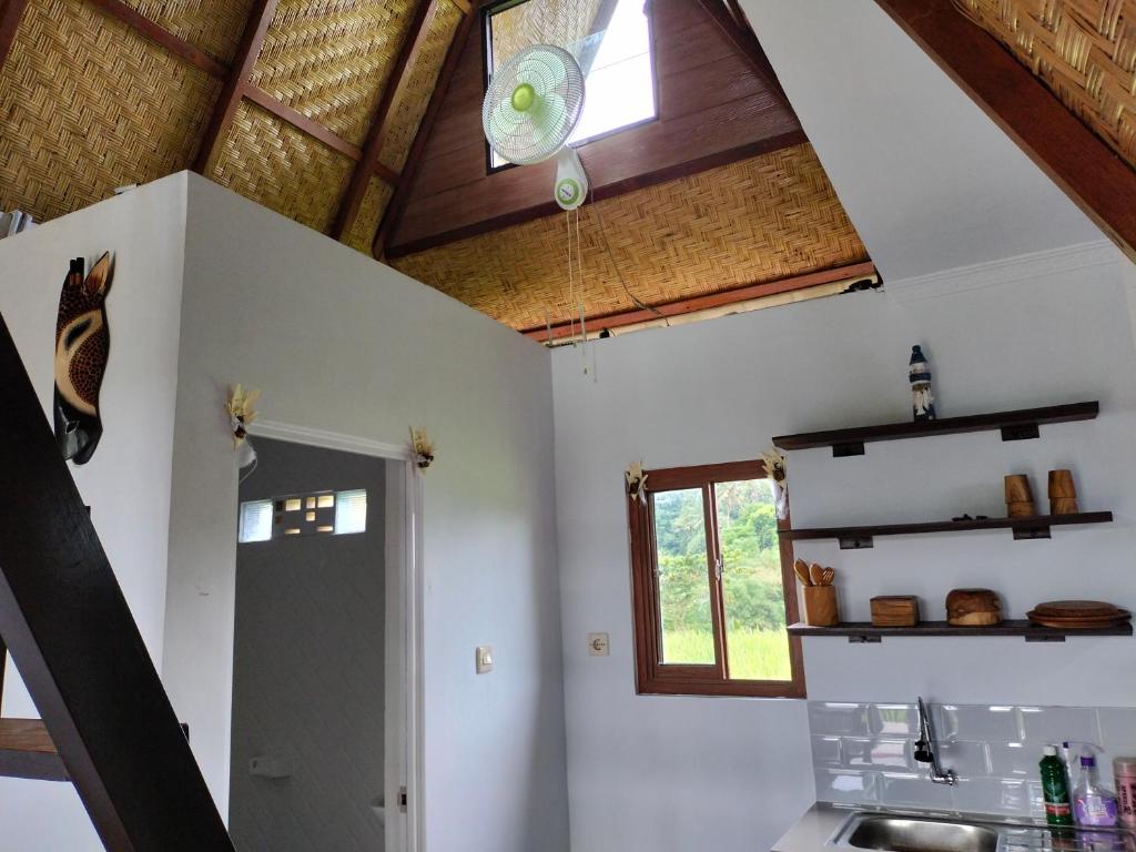 Kuchyň nebo kuchyňský kout v ubytování Magical Breeze Cabin