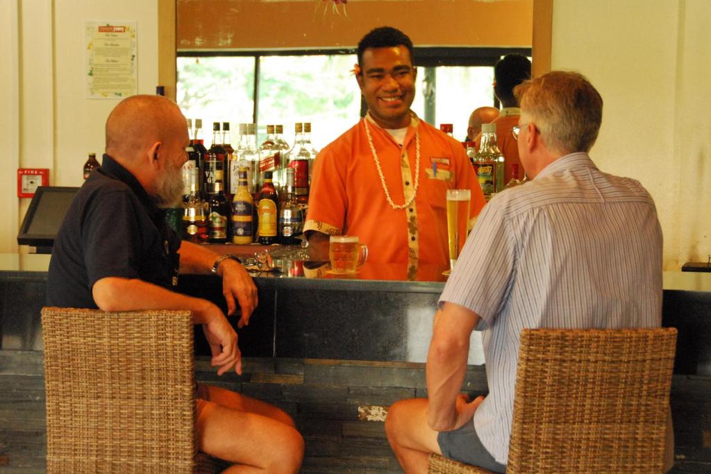 Nápoje v ubytování Tanoa Waterfront Hotel