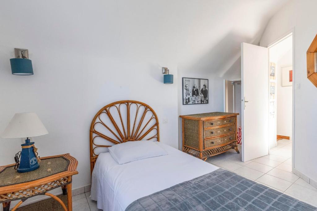 Posteľ alebo postele v izbe v ubytovaní Cap Émeraude - Maison 3 chambres à Erquy