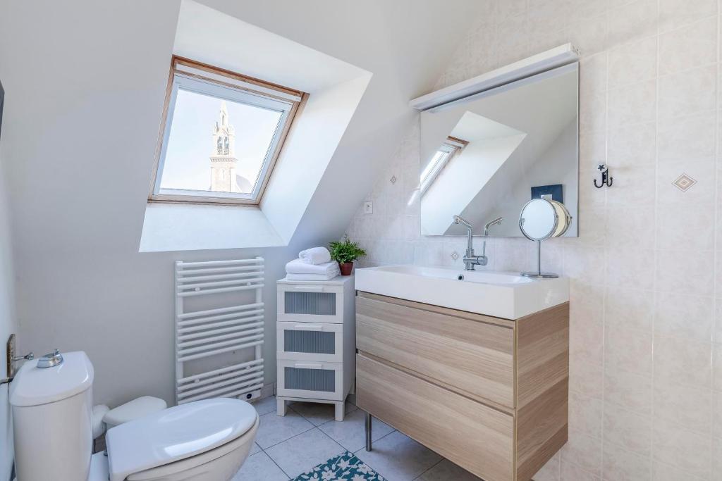 Kúpeľňa v ubytovaní Cap Émeraude - Maison 3 chambres à Erquy