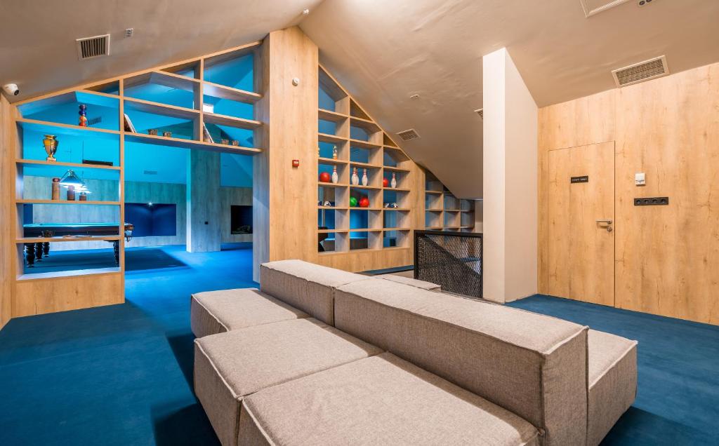 Posezení v ubytování Alpina Hotel