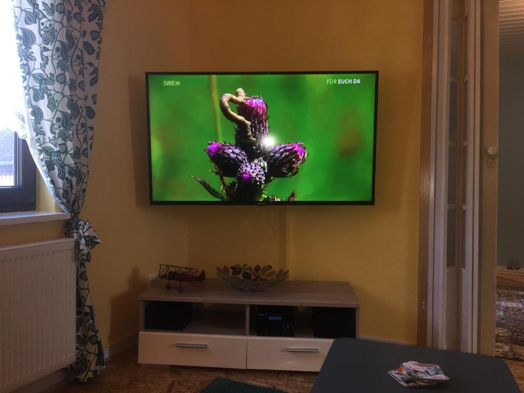 TV a/nebo společenská místnost v ubytování Sunshine Cottage