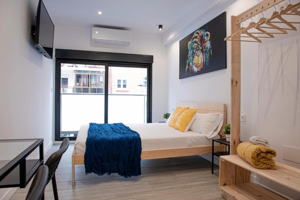 Bilbao ROOMS & KITCHEN Zorroza - 带私人浴室的双人间