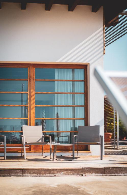 Posezení v ubytování Tre Merli Beach Hotel