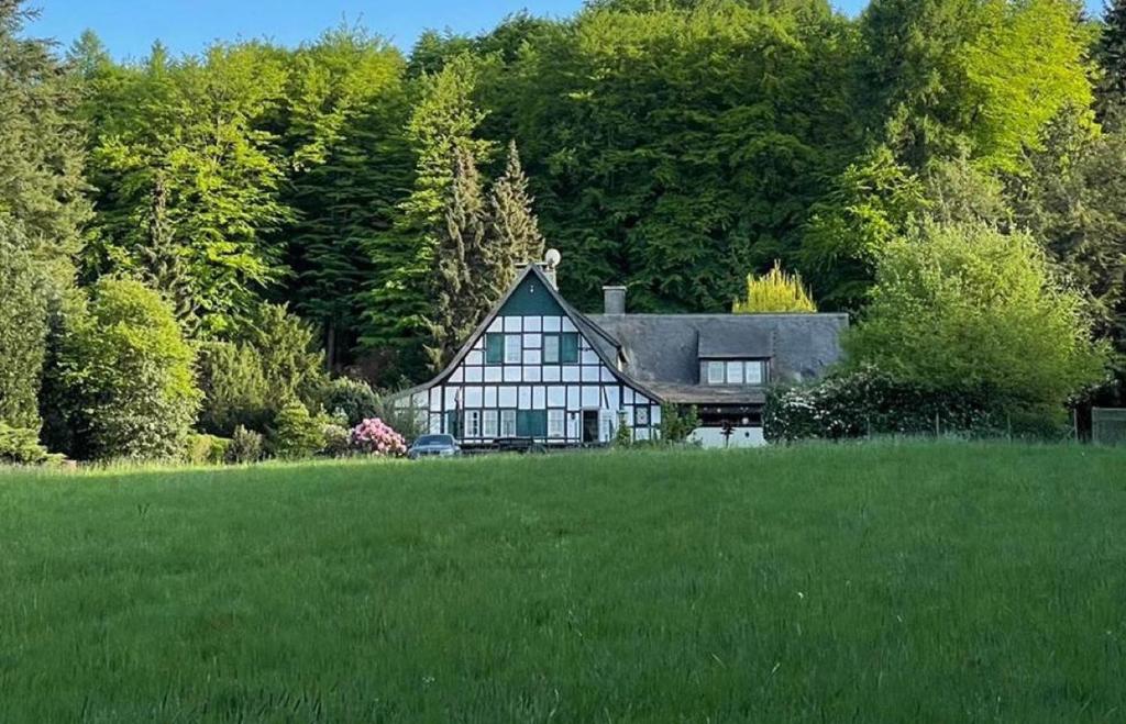 a large house in the middle of a green field at Familien Gruppen Villa EMG Osnabrück Bielefeld - Preußisch-Oldendorf in Preußisch Oldendorf