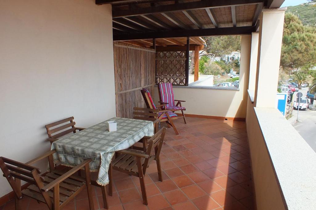 A balcony or terrace at Le Soleil