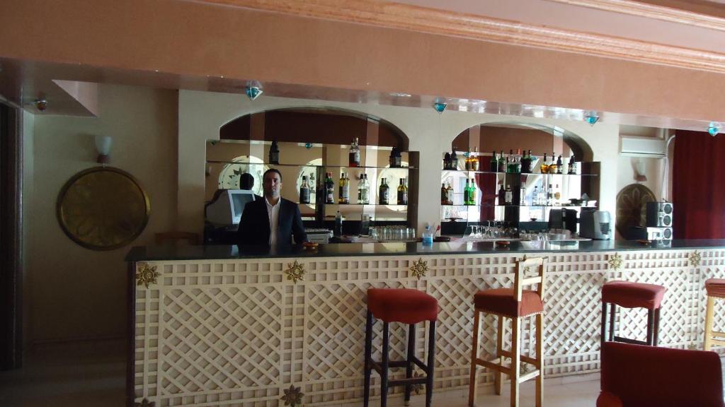 Lounge nebo bar v ubytování Le Zat