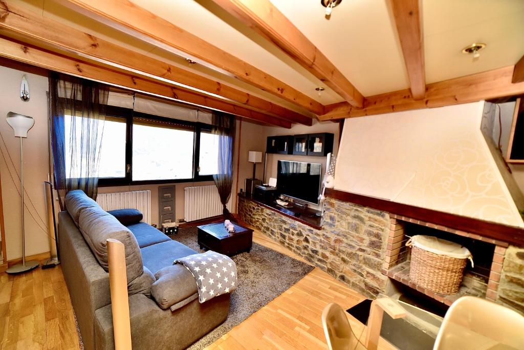 Posezení v ubytování Ático duplex alto Standing en Escaldes PL861 HUT-6508