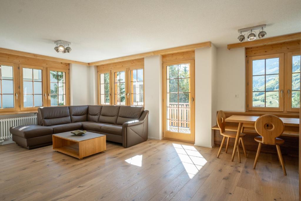Posezení v ubytování Haus Marietta - Leukerbad
