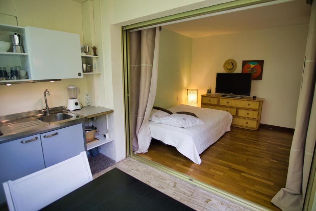Kuchyňa alebo kuchynka v ubytovaní Ref GALA 2B - Palmes d'Or Properties
