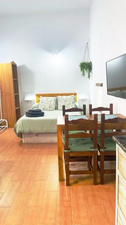 Posteľ alebo postele v izbe v ubytovaní Apartamento ALAZUL Luna