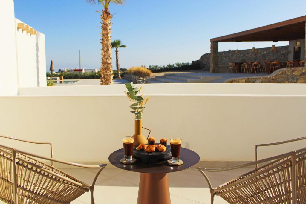 Balkon lub taras w obiekcie Adama Mykonos Boutique Hotel