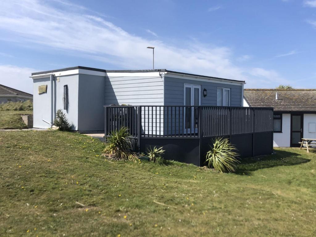 Bygningen som feriehuset ligger i