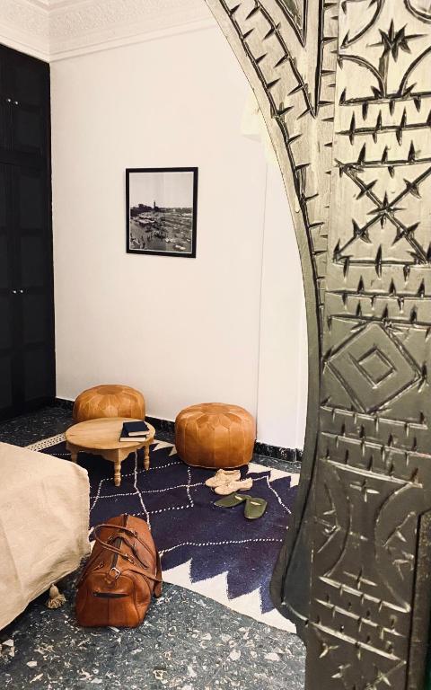 Posezení v ubytování Riad Ksar Saad & Spa