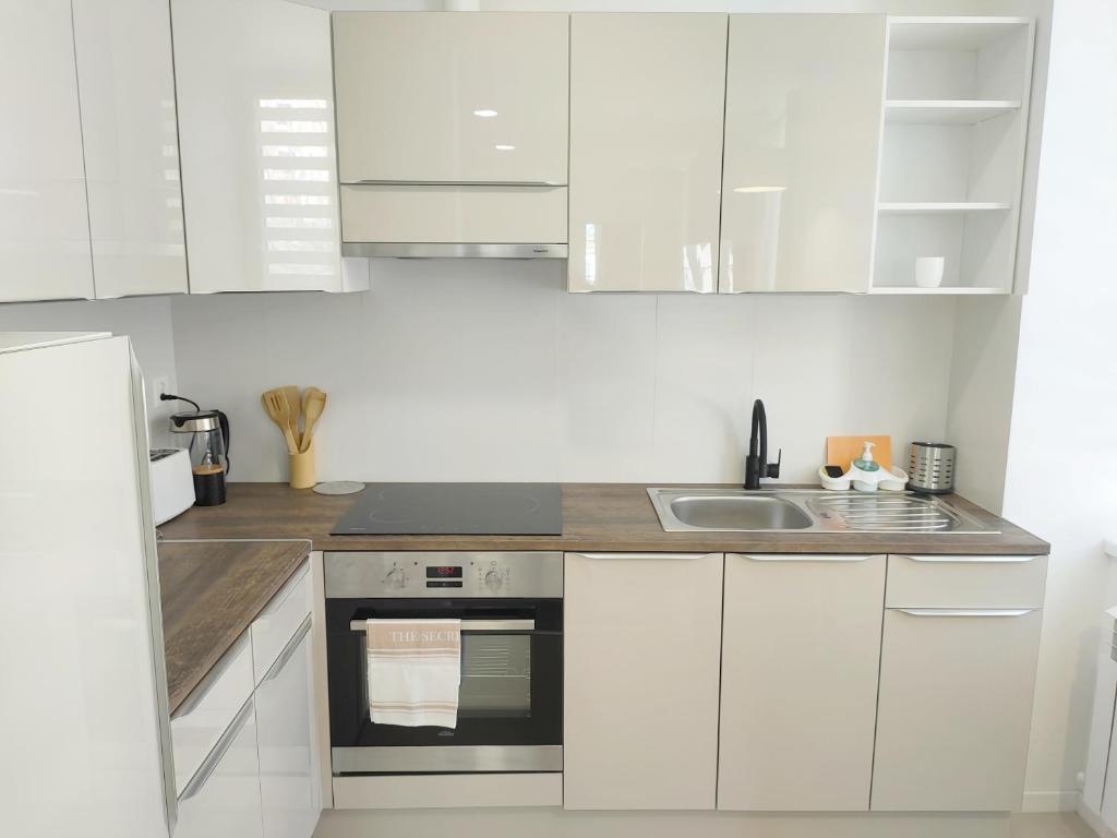 Kuchyň nebo kuchyňský kout v ubytování New apartment - MEMO - Le Locle