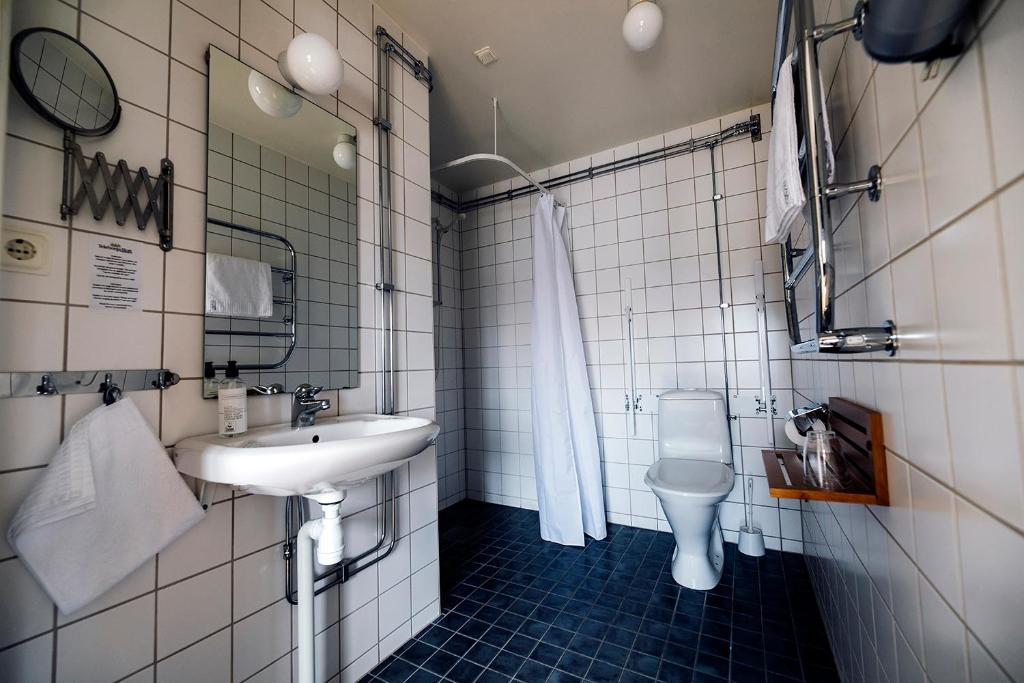 Koupelna v ubytování Teleborgs Slott