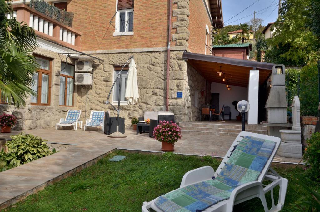 Zahrada ubytování Apartments Romina