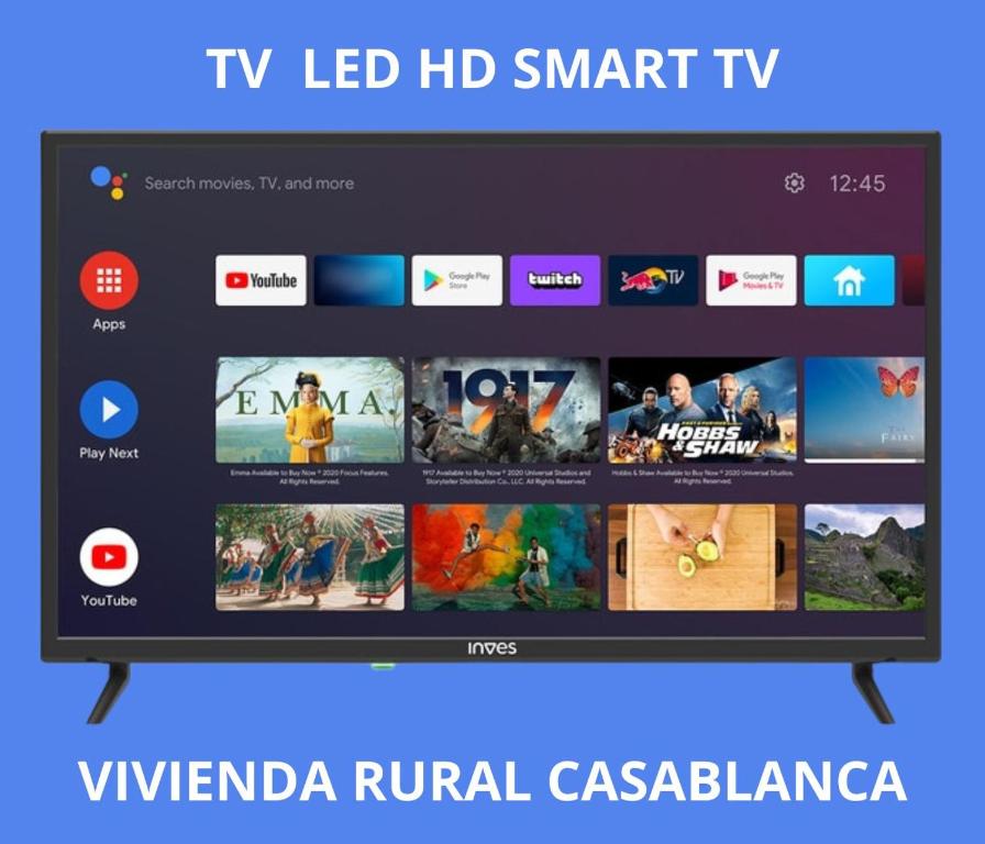 TV a/nebo společenská místnost v ubytování Vivienda Rural Casablanca - Wifi