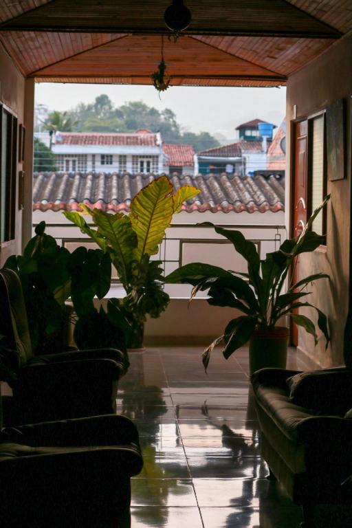 Balkón nebo terasa v ubytování Casa Pacha
