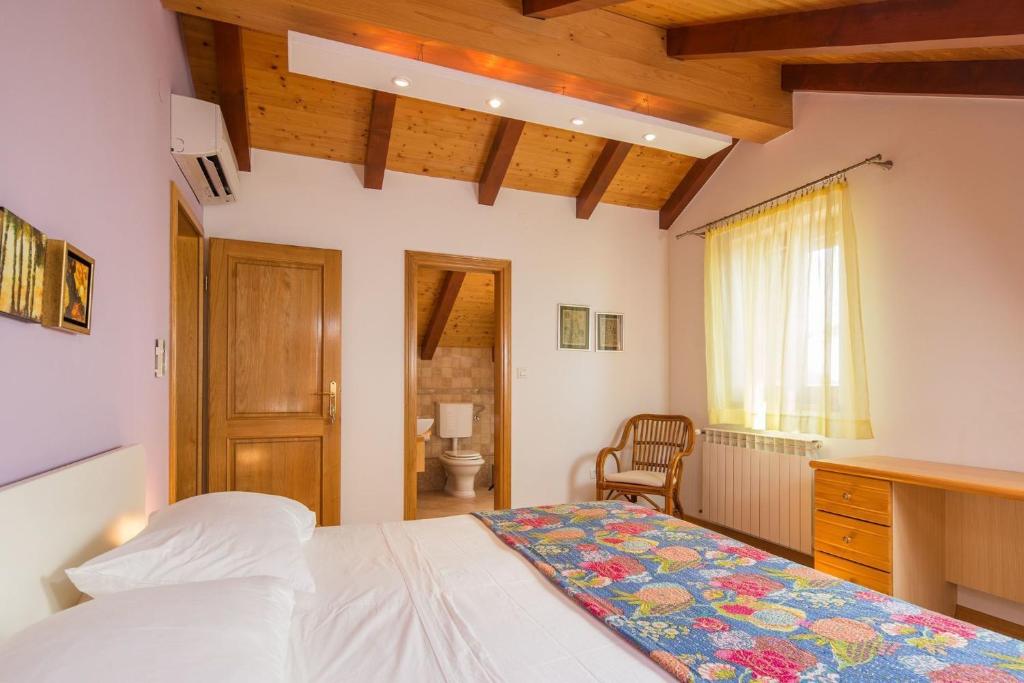 Postel nebo postele na pokoji v ubytování Apartment Zlendic