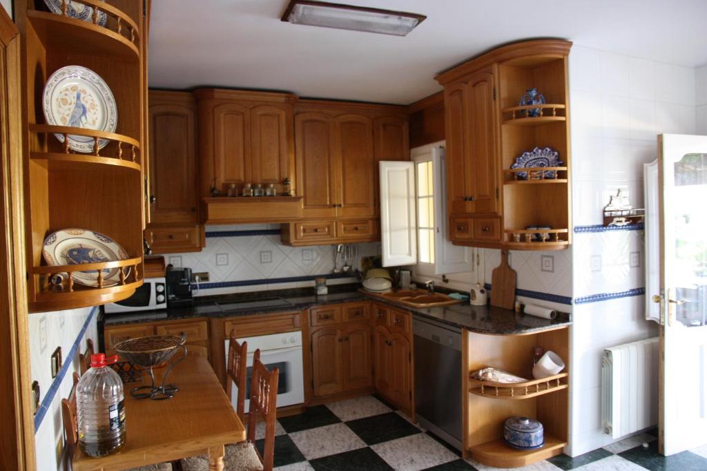 Kuchyň nebo kuchyňský kout v ubytování Villa Rural Paquete