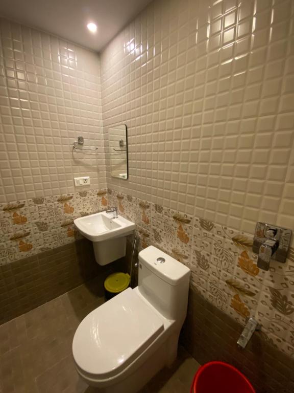 Koupelna v ubytování Munnar BnB