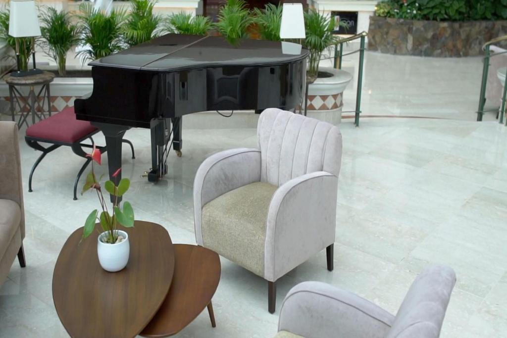 Posezení v ubytování JW Marriott Quito