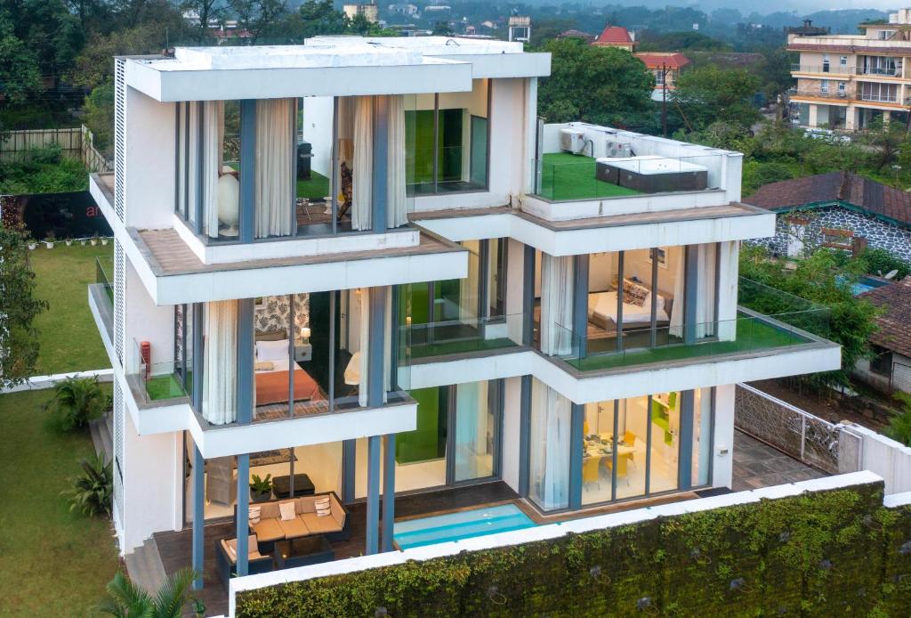 Το κτήριο όπου στεγάζεται  η βίλα