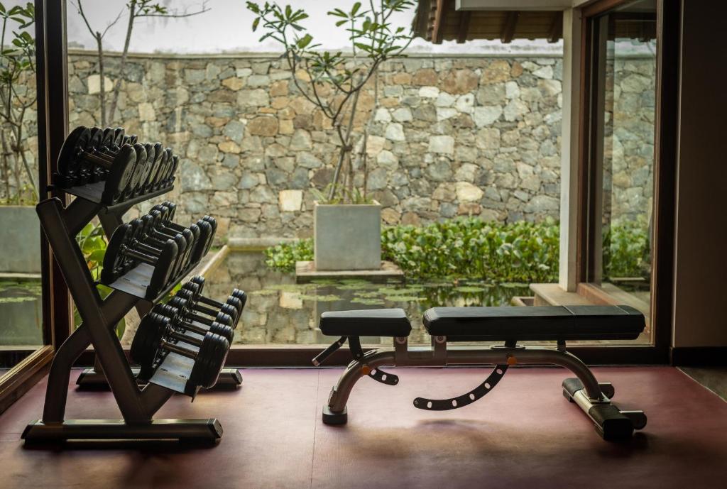 Fitness centrum a/nebo fitness zařízení v ubytování Wattura Resort & Spa