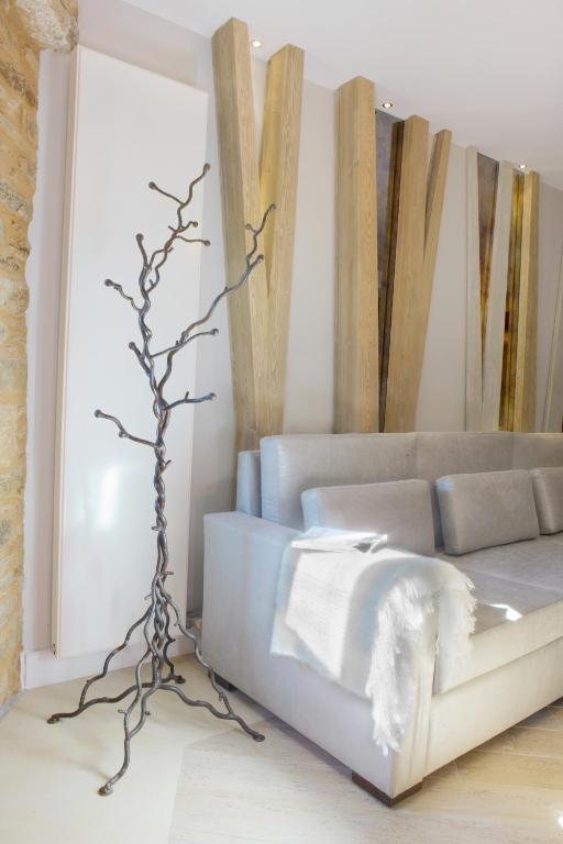 Cama o camas de una habitación en Hotel Las Treixas