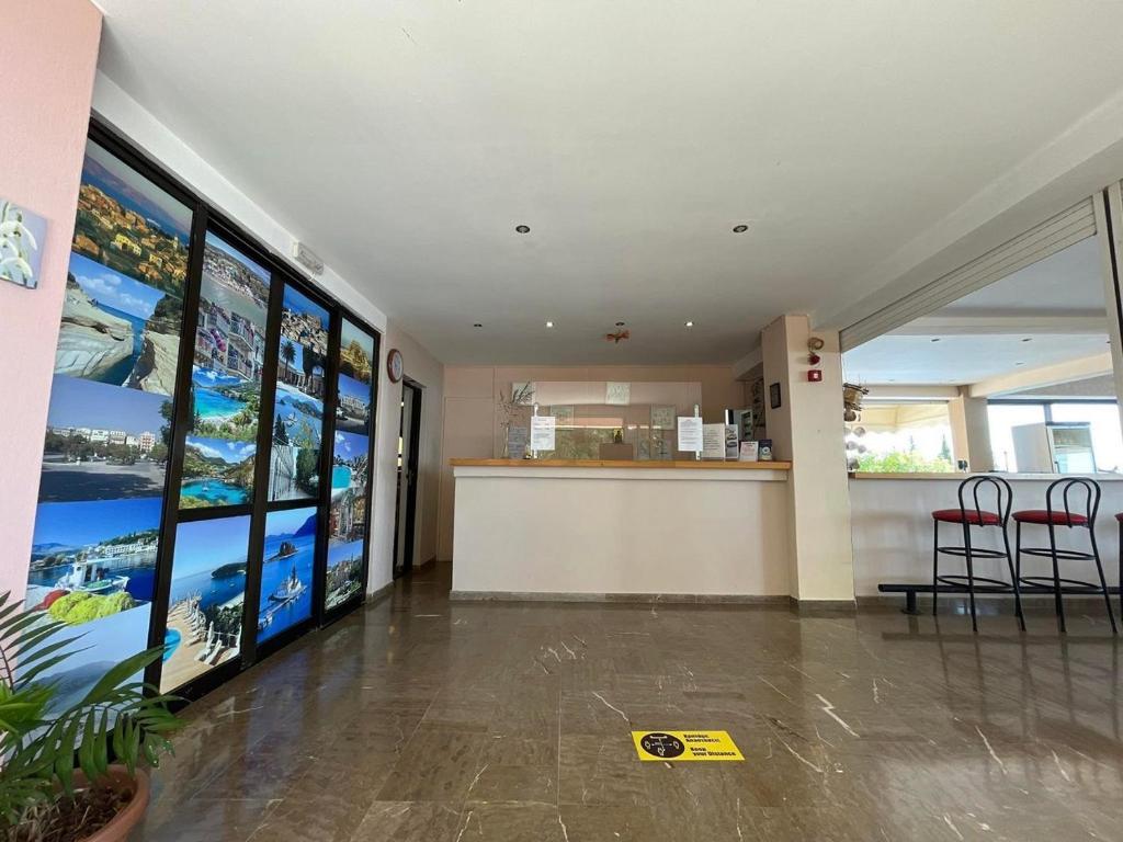Kuchyň nebo kuchyňský kout v ubytování Siora Leni Hotel