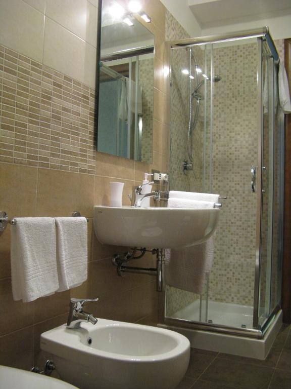 Kúpeľňa v ubytovaní B&B Li Figuli