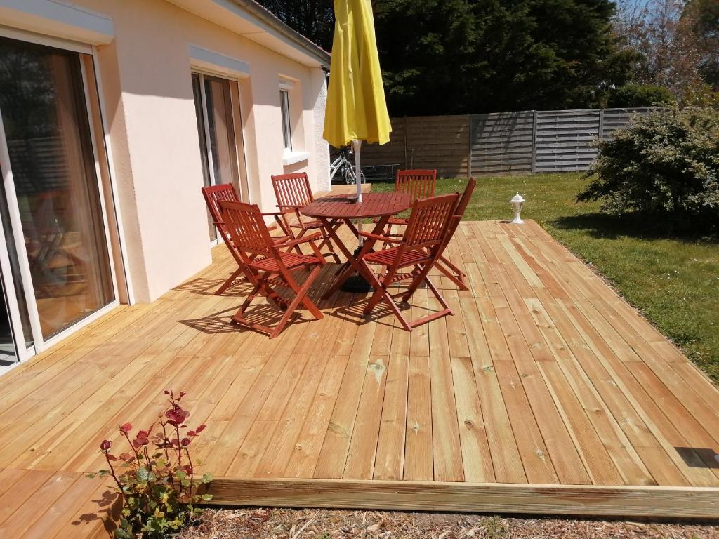 Patio nebo venkovní prostory v ubytování gite repos et tranquillité M