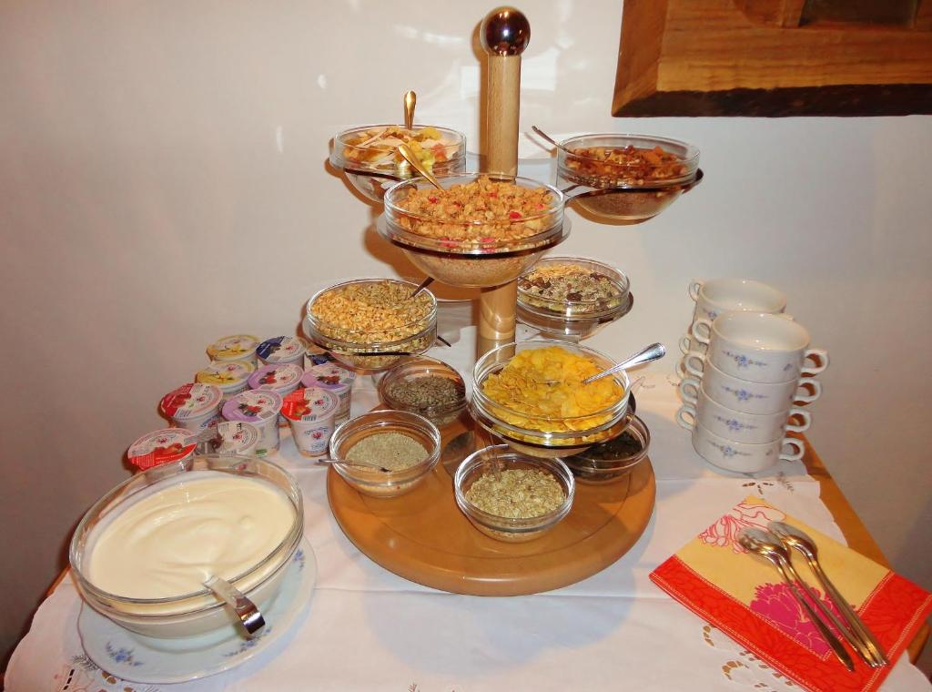 Jedlo v ubytovaní bed & breakfast alebo blízkom okolí