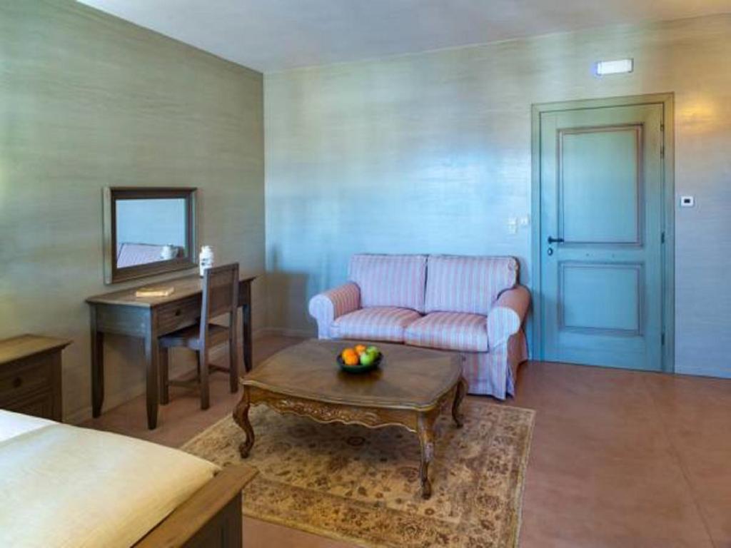 A seating area at Haones Suites