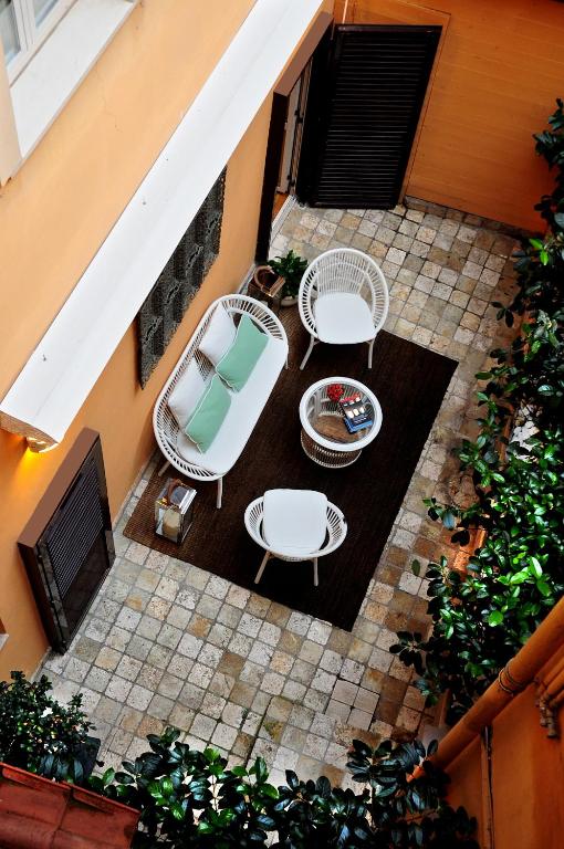 Posezení v ubytování Nerva Boutique Hotel