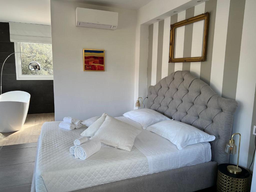 Postel nebo postele na pokoji v ubytování Maison27