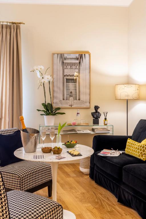 Posezení v ubytování Nerva Boutique Hotel