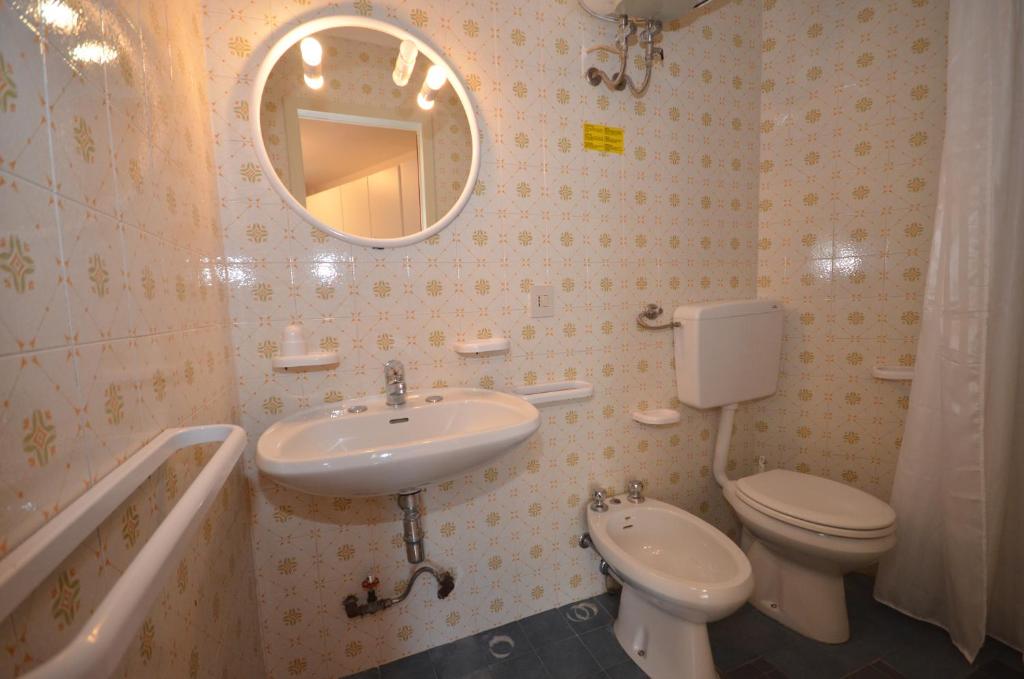 Kúpeľňa v ubytovaní Appartamenti I Moschettieri