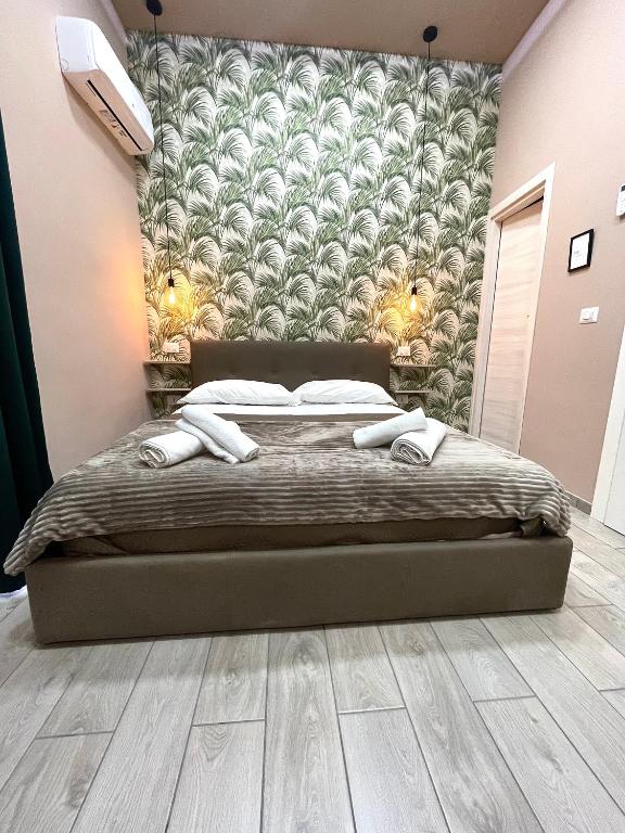 Posteľ alebo postele v izbe v ubytovaní Valentine’s house
