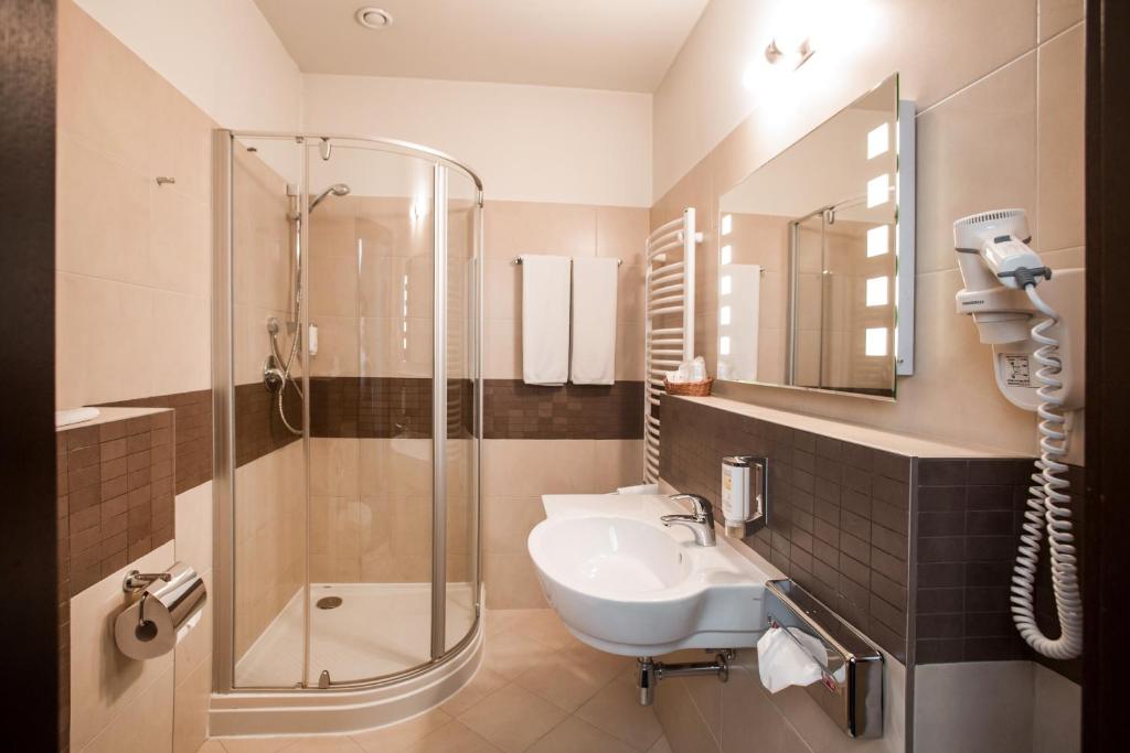 Kúpeľňa v ubytovaní Hotel Ambasadorski Rzeszów
